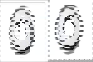 1 in. Chrome Plated Wall Plate